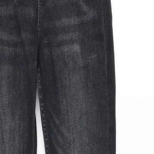 Zara Womens Black Cotton Skinny Jeans Size 26 in L29 in Slim Zip