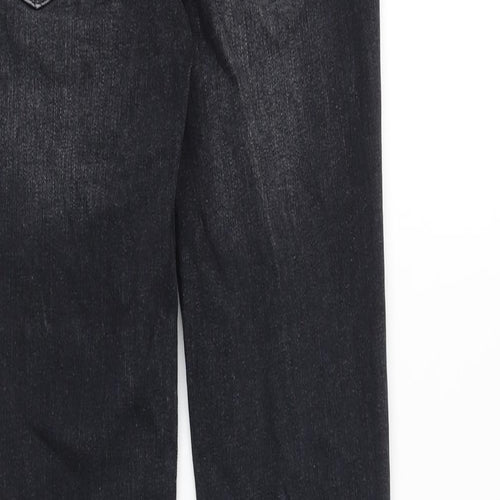 Zara Womens Black Cotton Skinny Jeans Size 26 in L29 in Slim Zip