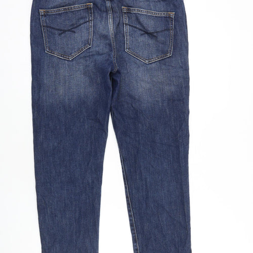 Gap Mens Blue Cotton Straight Jeans Size 30 in L32 in Regular Zip