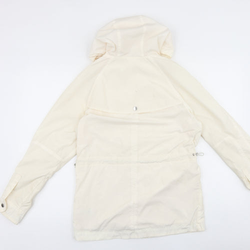 Marks and Spencer Womens Ivory Jacket Size 6 Zip