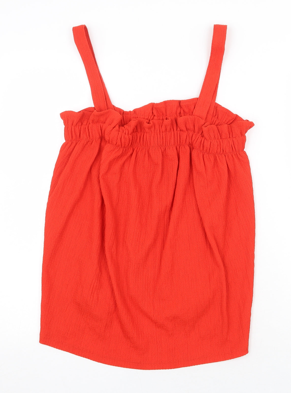 George Womens Orange Polyester Camisole Tank Size 14 Square Neck