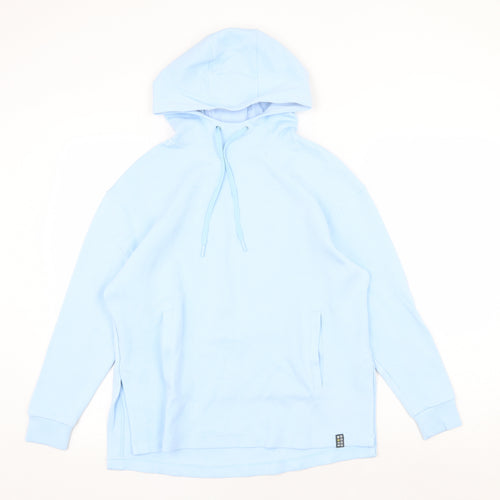 Marks and Spencer Womens Blue Viscose Pullover Hoodie Size 6 Pullover