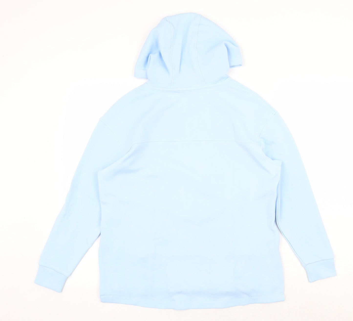 Marks and Spencer Womens Blue Viscose Pullover Hoodie Size 6 Pullover