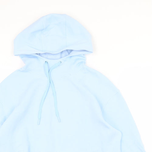 Marks and Spencer Womens Blue Viscose Pullover Hoodie Size 6 Pullover