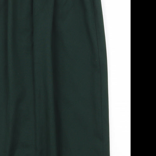 Slimma Womens Green Polyester Straight & Pencil Skirt Size 14
