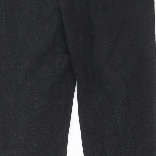 Denim & Co. Womens Black Cotton Skinny Jeans Size 10 Regular Zip