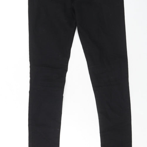 Brooklyn Supply Co Womens Black Cotton Skinny Jeans Size 10 L32 in Regular Zip