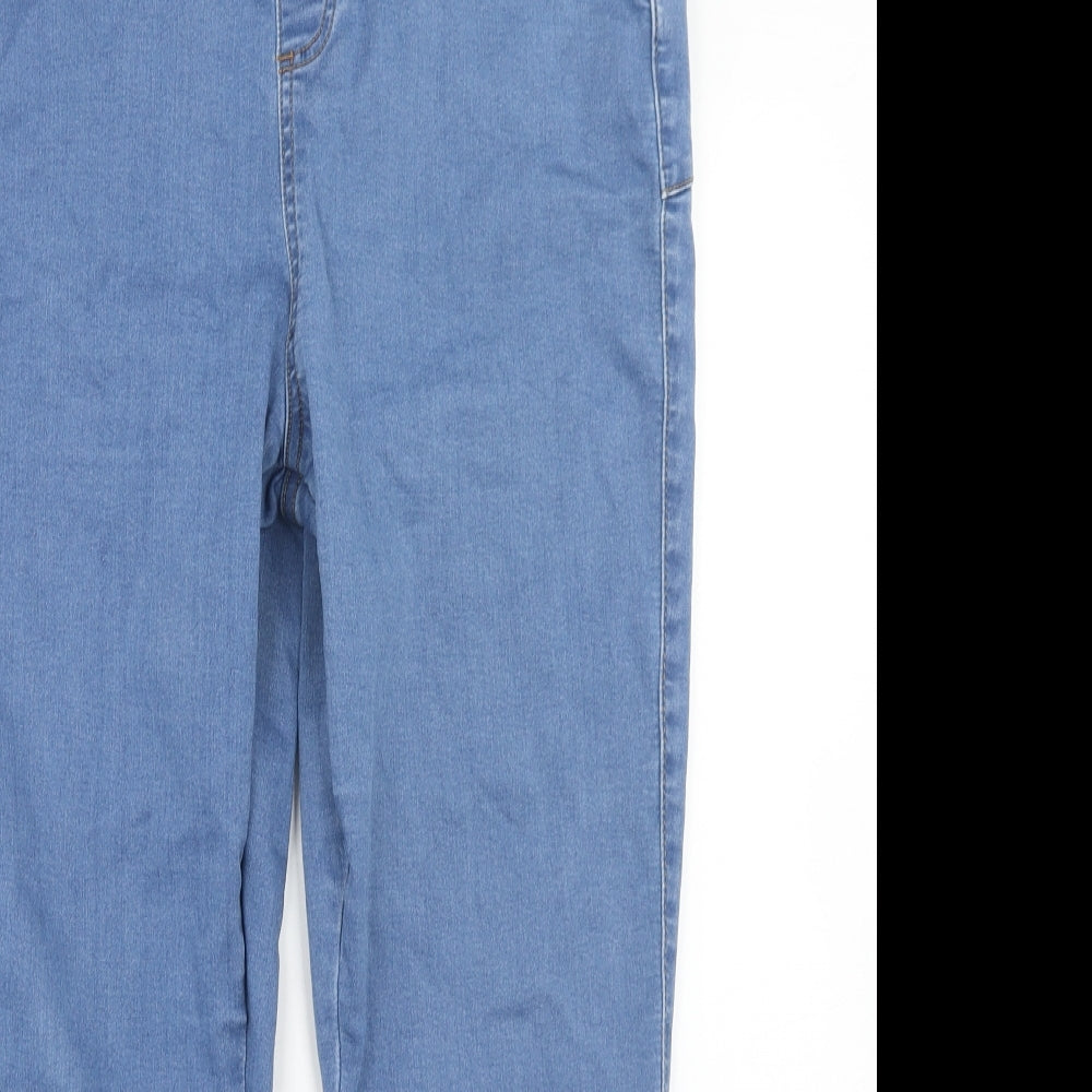 Preworn Womens Blue Cotton Jegging Jeans Size 18 Regular