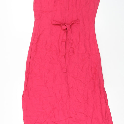 boutique Europa Womens Pink Viscose Pencil Dress Size 4XL V-Neck Pullover