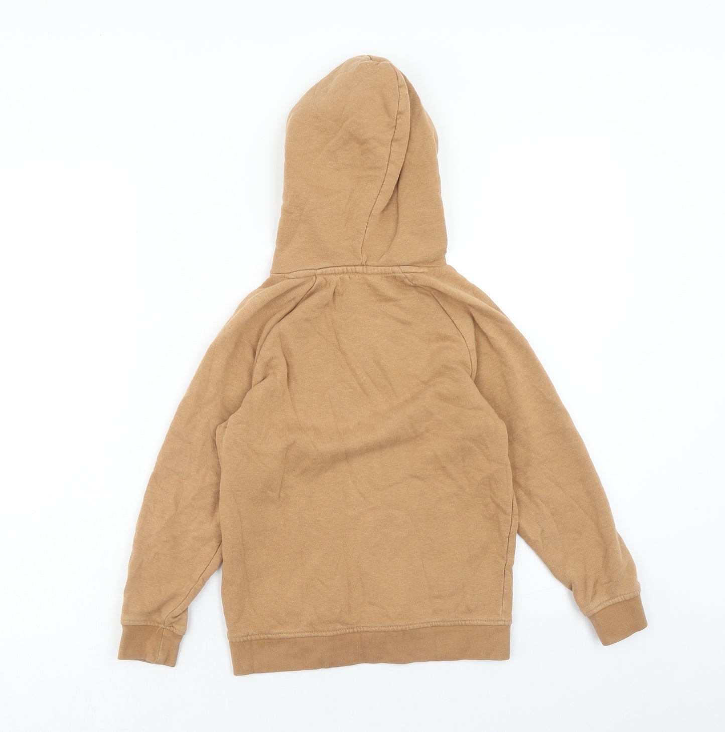 George Boys Brown Cotton Pullover Hoodie Size 6-7 Years Pullover