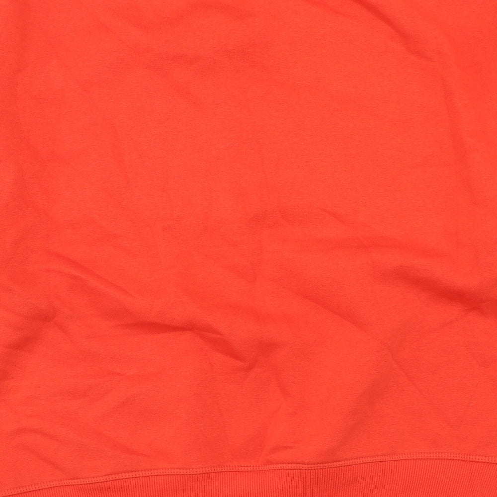 H&M Womens Red Cotton Pullover Sweatshirt Size M Pullover - Wisconsin