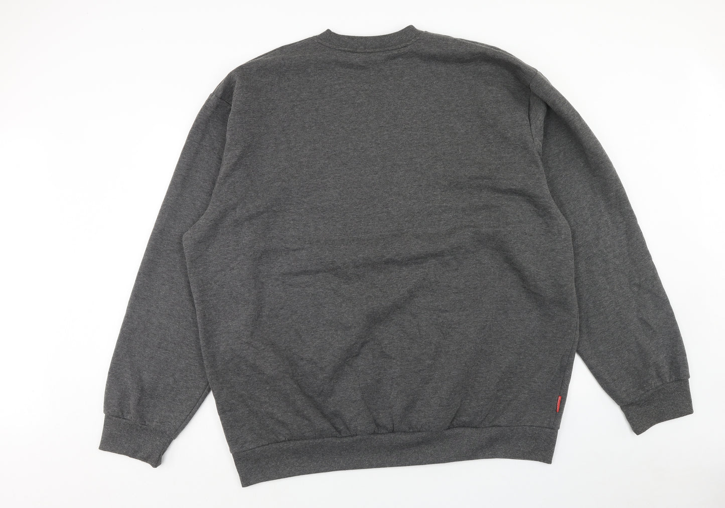 Slazenger Mens Grey Cotton Pullover Sweatshirt Size 4XL