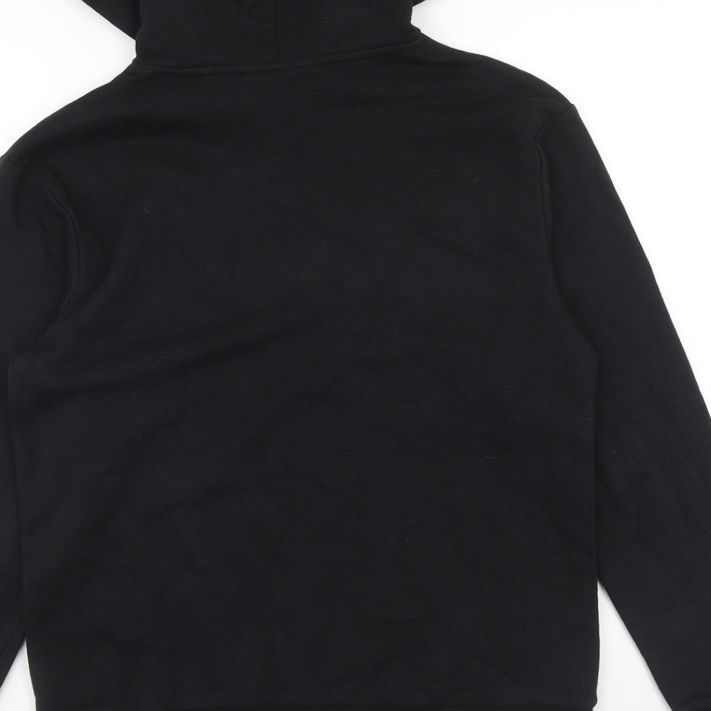 H&M Boys Black Cotton Pullover Hoodie Size 13-14 Years Pullover - Stay Chill