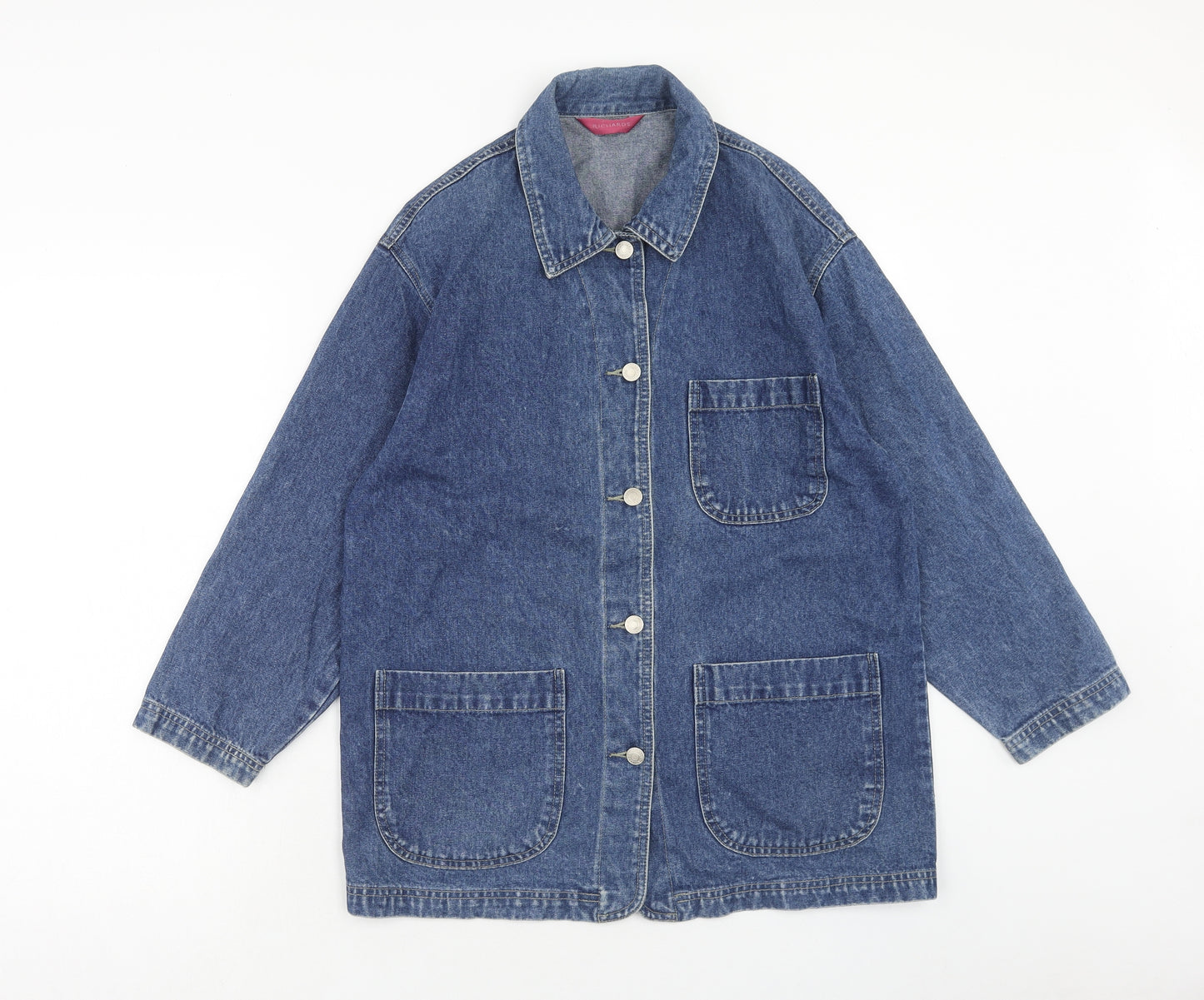 Richards Womens Blue Jacket Size S Button
