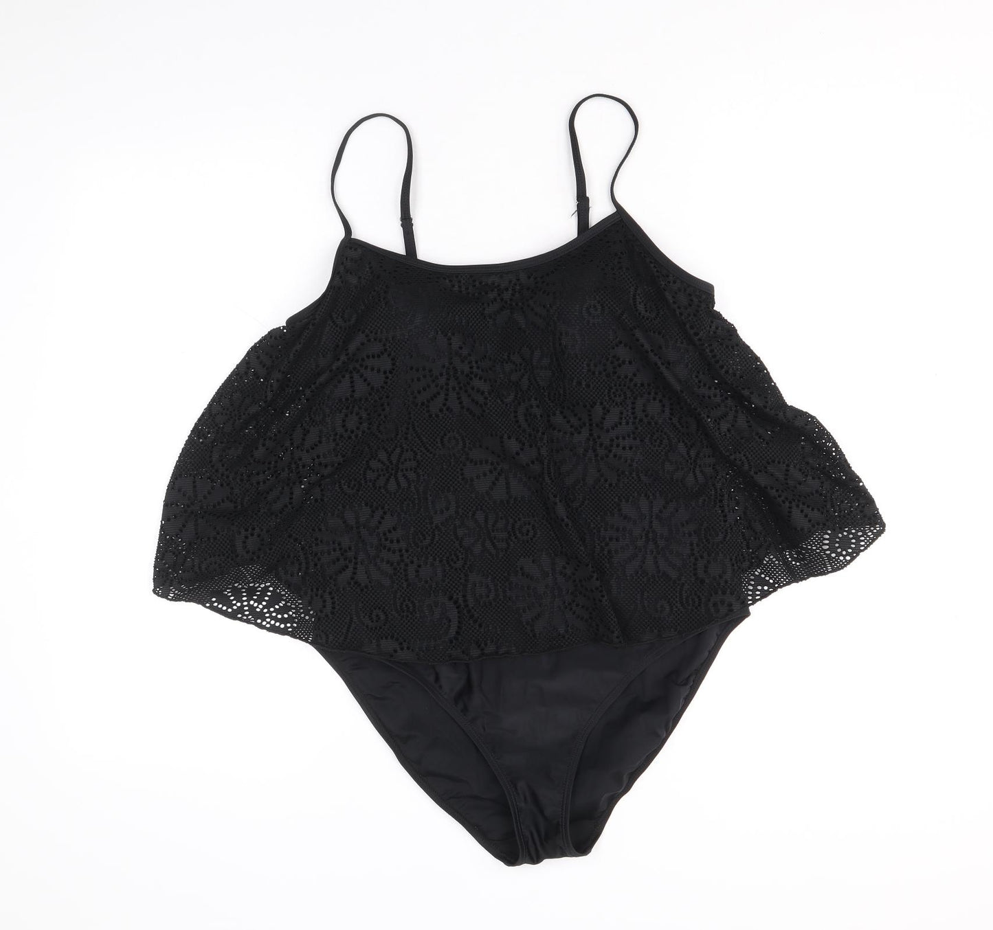 Studio Womens Black Polyamide One Piece Size 14
