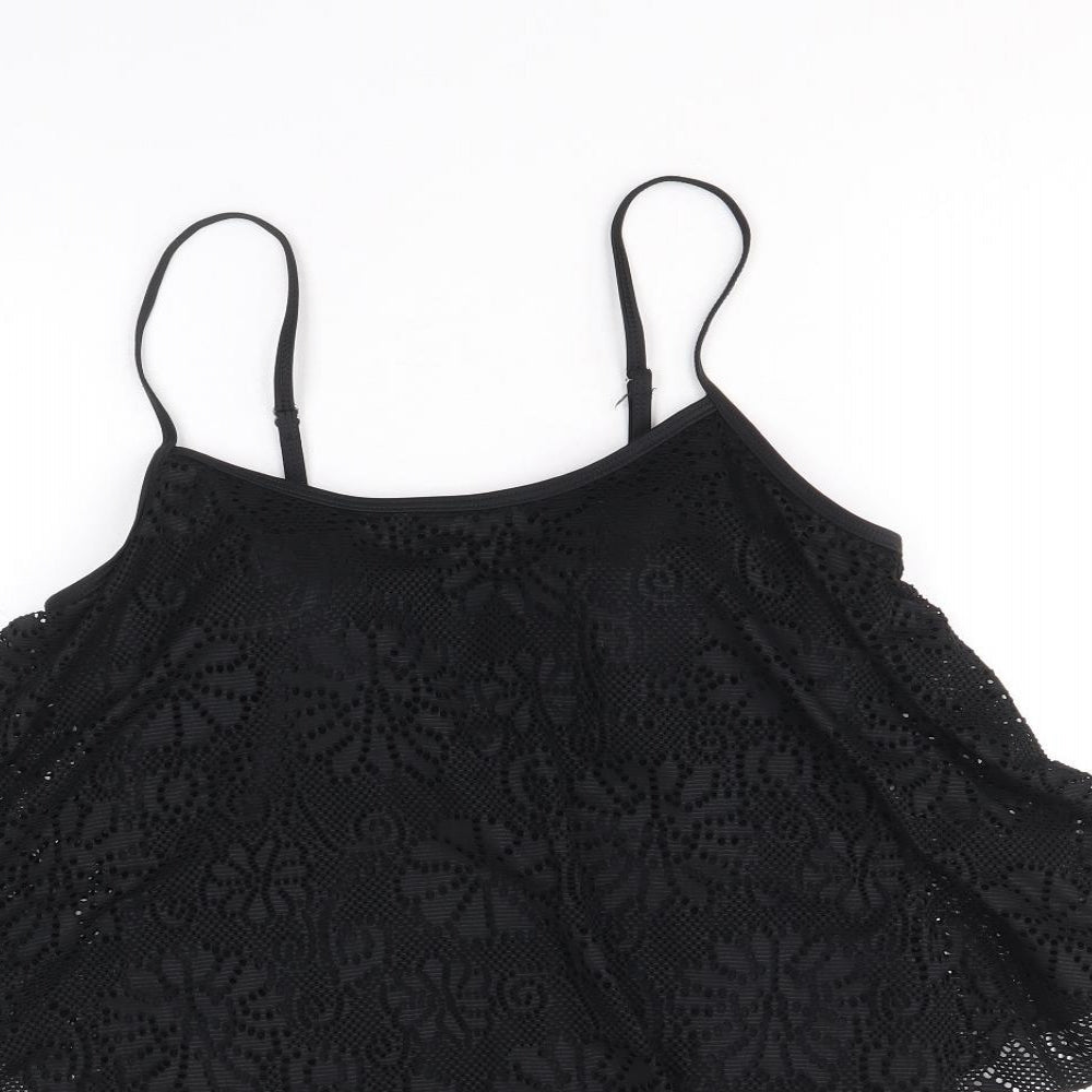 Studio Womens Black Polyamide One Piece Size 14