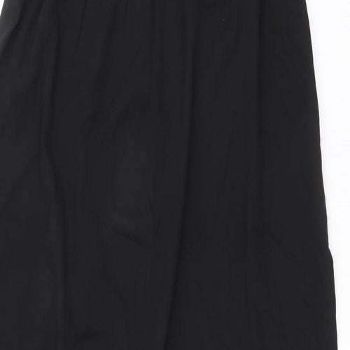 INFLUENCE Womens Black Polyester Straight & Pencil Skirt Size 10 Zip