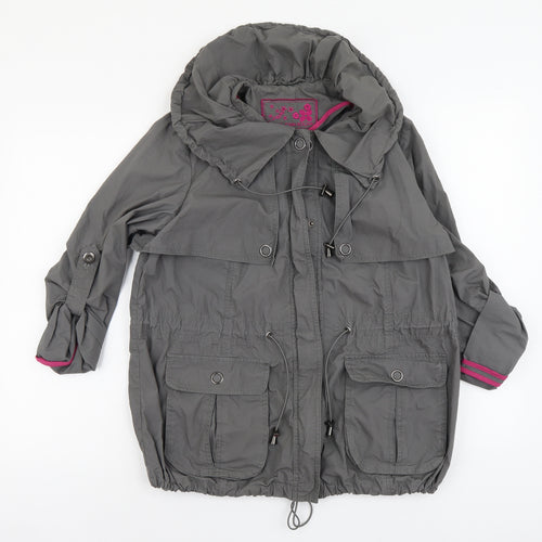 RJR.John Rocha Womens Grey Jacket Size 12 Zip