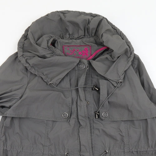 RJR.John Rocha Womens Grey Jacket Size 12 Zip