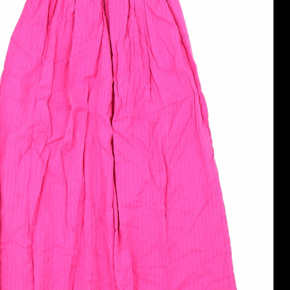 F&F Womens Pink 100% Cotton A-Line Size S Off the Shoulder Pullover