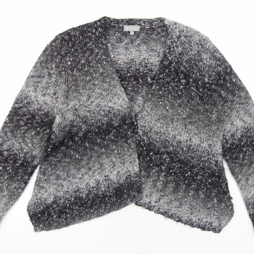 Per Una Womens Grey V-Neck Acrylic Cardigan Jumper Size XL