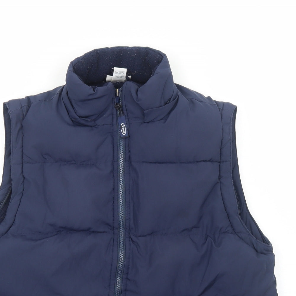 Mackays Boys Blue Gilet Jacket Size 11-12 Years Zip