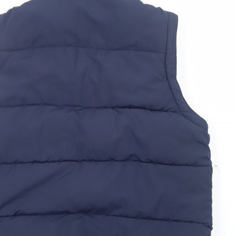 Mackays Boys Blue Gilet Jacket Size 11-12 Years Zip