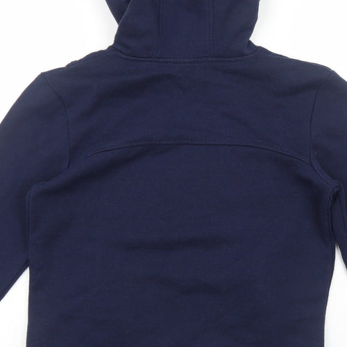 LA Gear Womens Blue Cotton Pullover Hoodie Size 8 Pullover