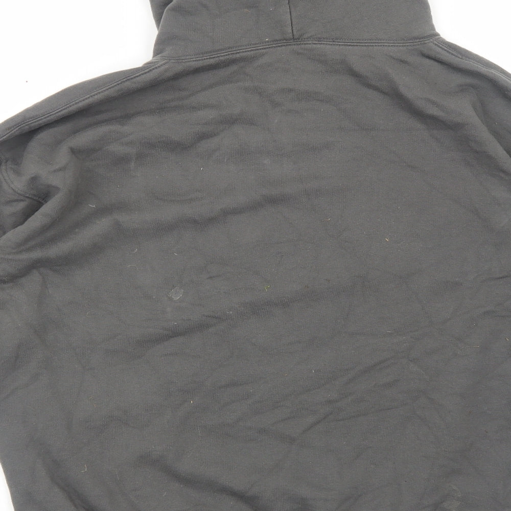 Preworn Mens Grey Cotton Pullover Hoodie Size M - Teddy Bear