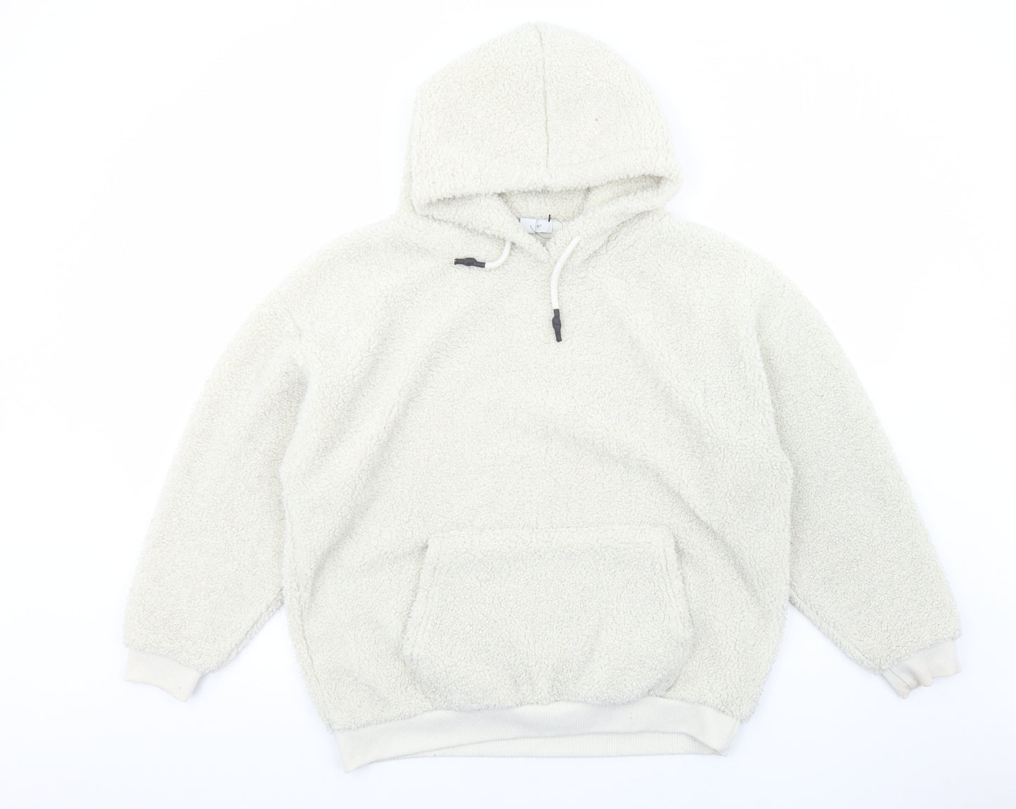 Primark Womens Ivory Polyester Pullover Hoodie Size S Pullover