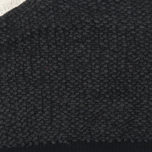 NEXT Womens Black Round Neck Acrylic Pullover Jumper Size 12
