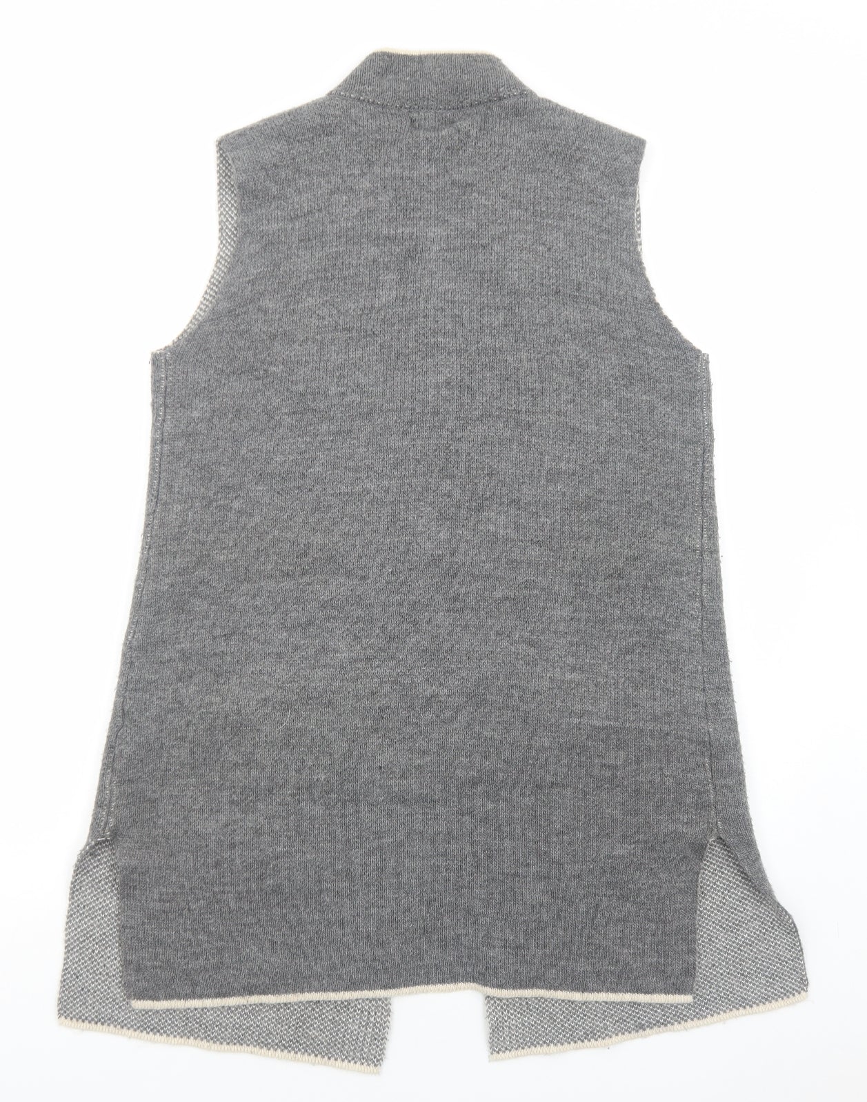 Yida Womens Grey Gilet Coat Size L