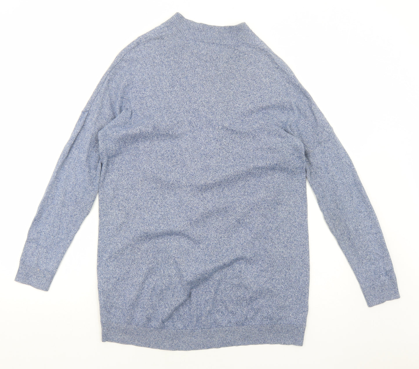 Gap Womens Blue V-Neck Cotton Cardigan Jumper Size S