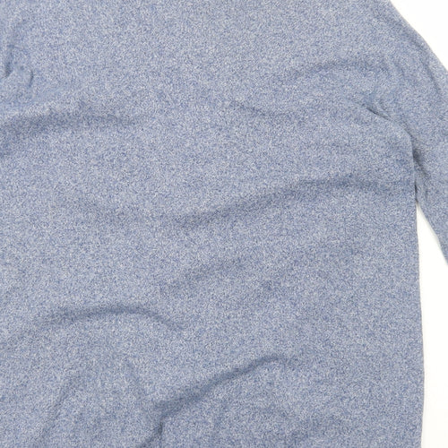 Gap Womens Blue V-Neck Cotton Cardigan Jumper Size S