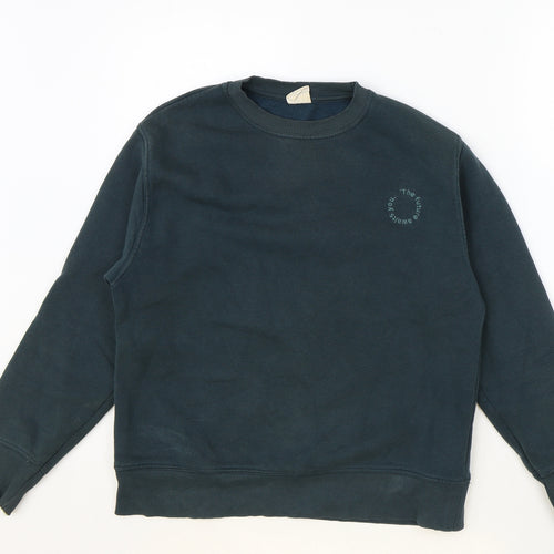 Zara Girls Green Cotton Pullover Sweatshirt Size 11-12 Years Pullover