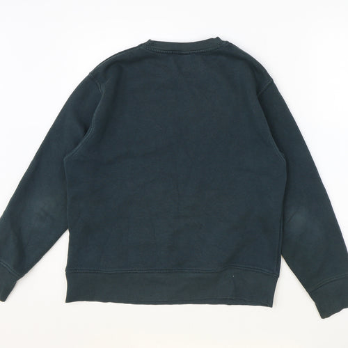Zara Girls Green Cotton Pullover Sweatshirt Size 11-12 Years Pullover
