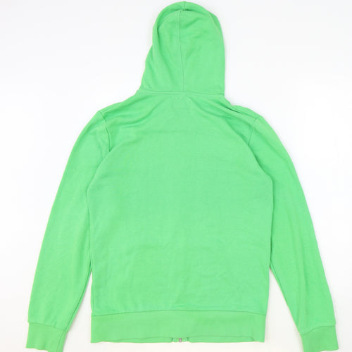 Converse Girls Green Cotton Full Zip Hoodie Size XL Zip
