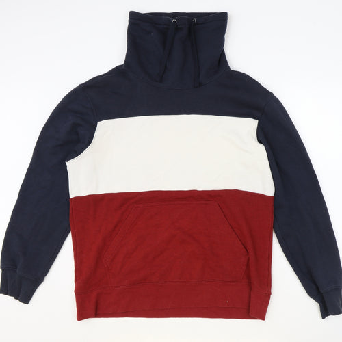 H&M Mens Blue Cotton Pullover Sweatshirt Size M