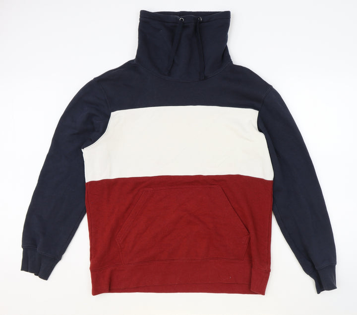 H&M Mens Blue Cotton Pullover Sweatshirt Size M