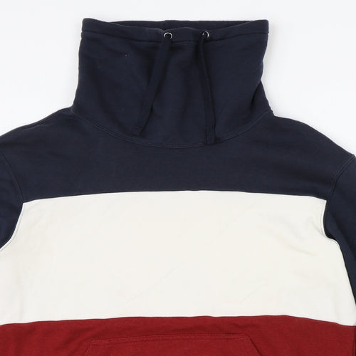 H&M Mens Blue Cotton Pullover Sweatshirt Size M