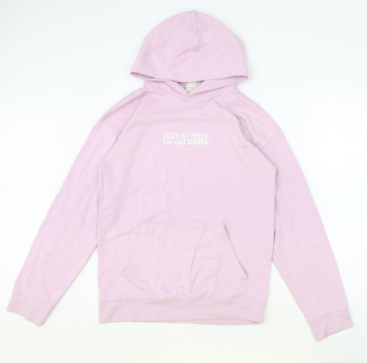 Skinny Dip Womens Pink Polyester Pullover Hoodie Size S Pullover