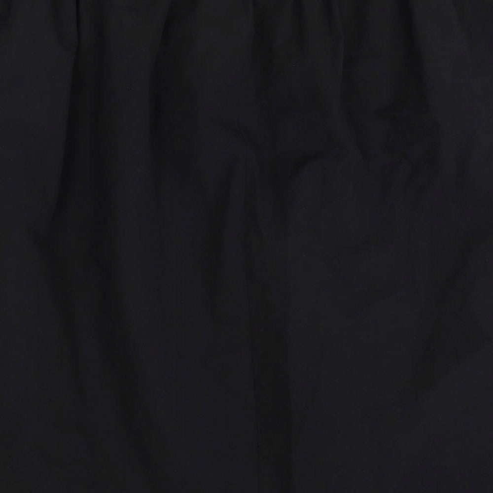 Marks and Spencer Womens Black Cotton Straight & Pencil Skirt Size 20