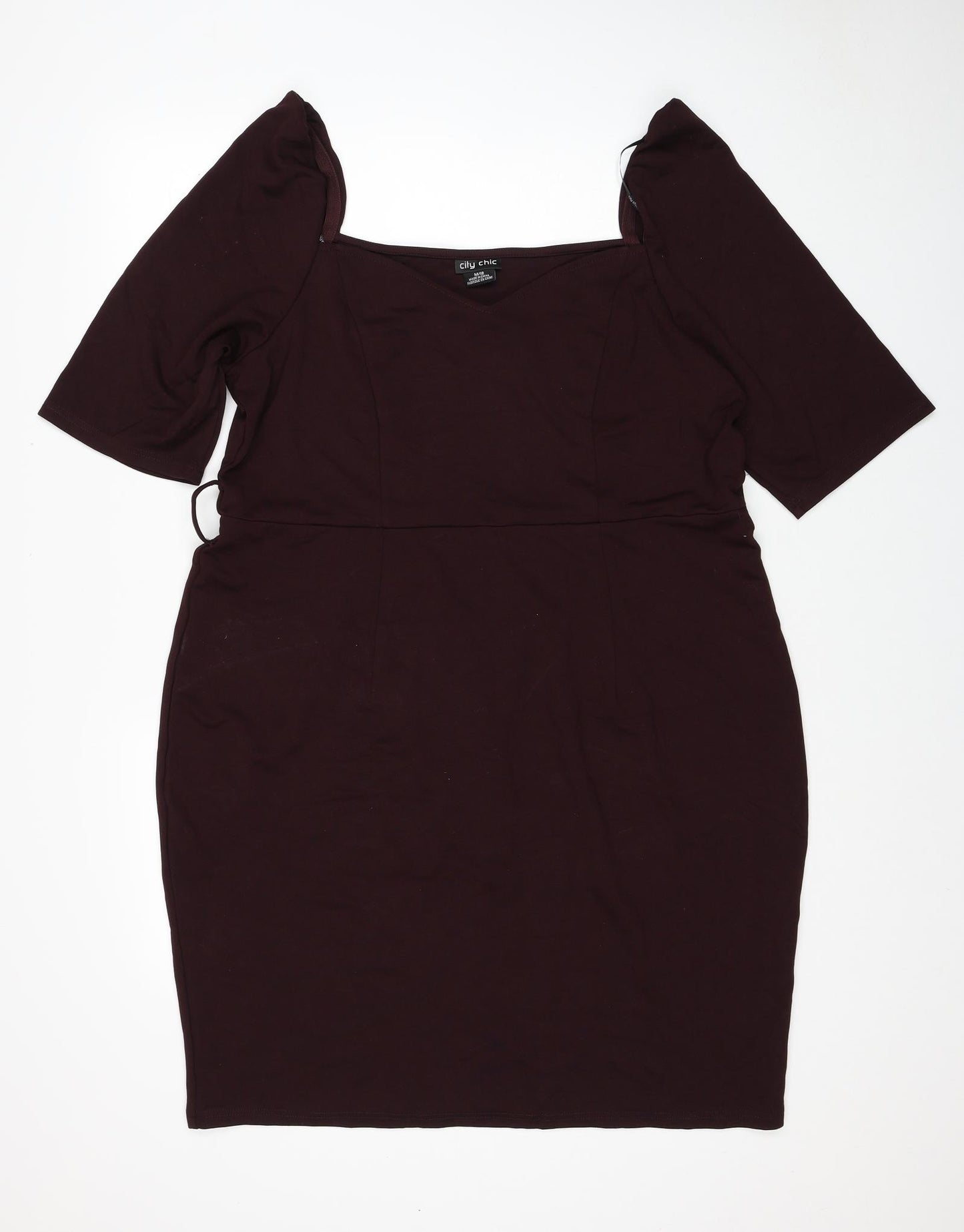 City Chic Womens Red Cotton A-Line Size 18 Sweetheart Pullover