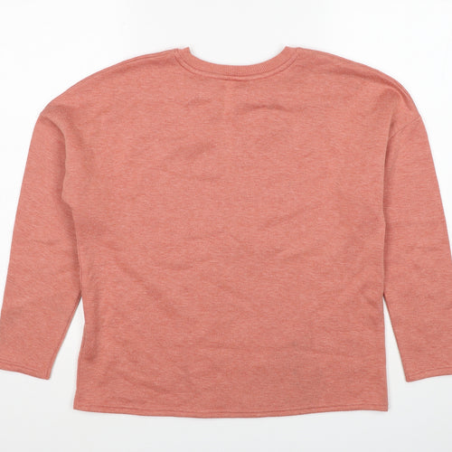 Papaya Womens Red Polyester Pullover Sweatshirt Size S Pullover