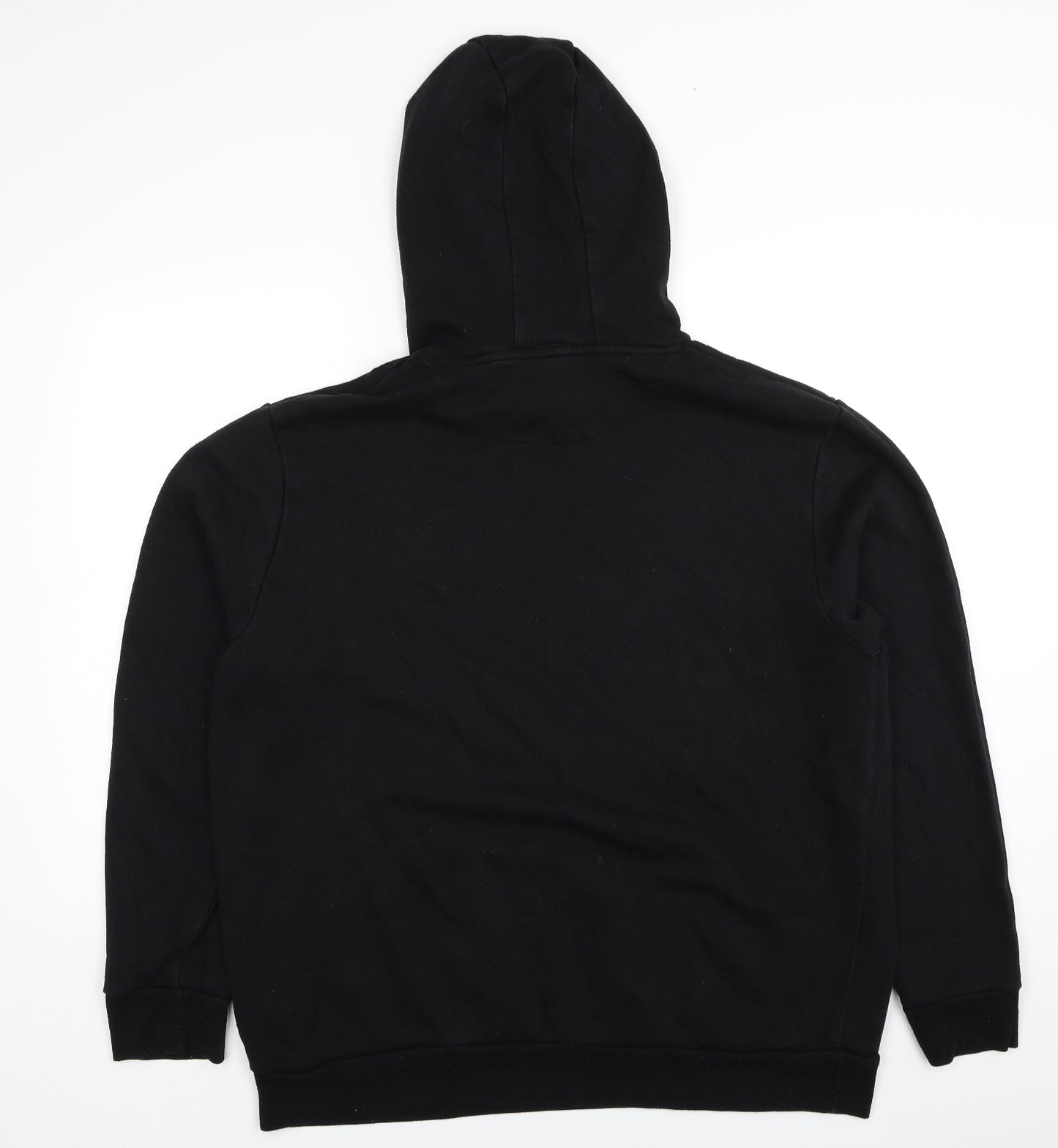 Primark Mens Black Cotton Pullover Hoodie Size 2XL