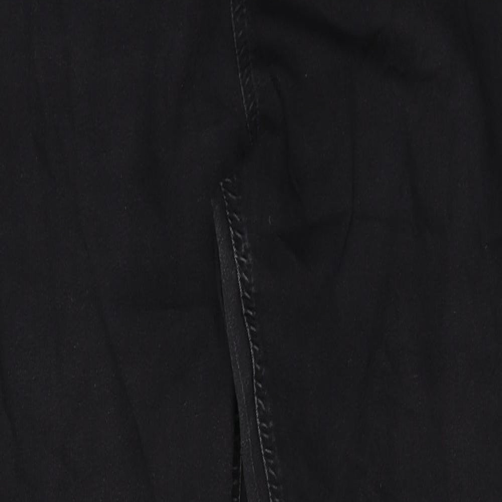 Marks and Spencer Womens Black Cotton Jegging Leggings Size 16
