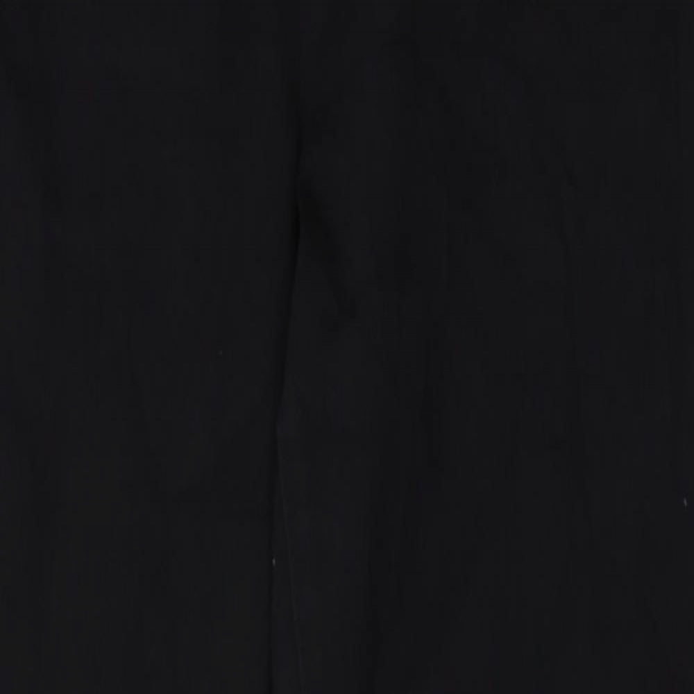 George Womens Black Cotton Jogger Leggings Size 14