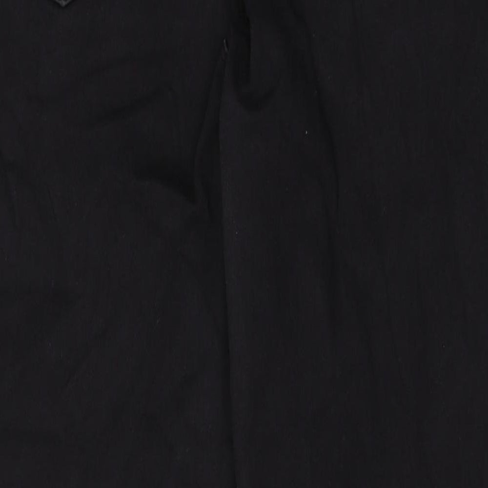 George Womens Black Cotton Jegging Leggings Size 14