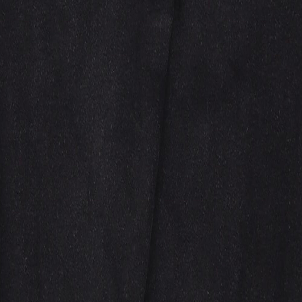 New Look Womens Black Cotton Skinny Jeans Size 12 Regular Zip
