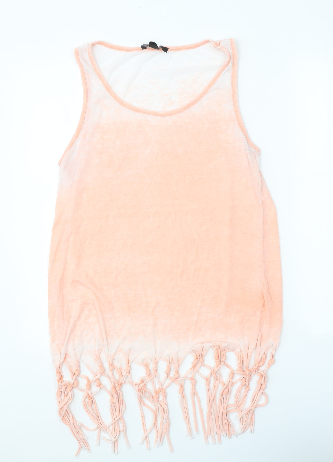 Atmosphere Womens Pink Polyester Basic Tank Size 16 Scoop Neck